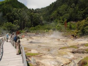 Furnas thermal hot springs