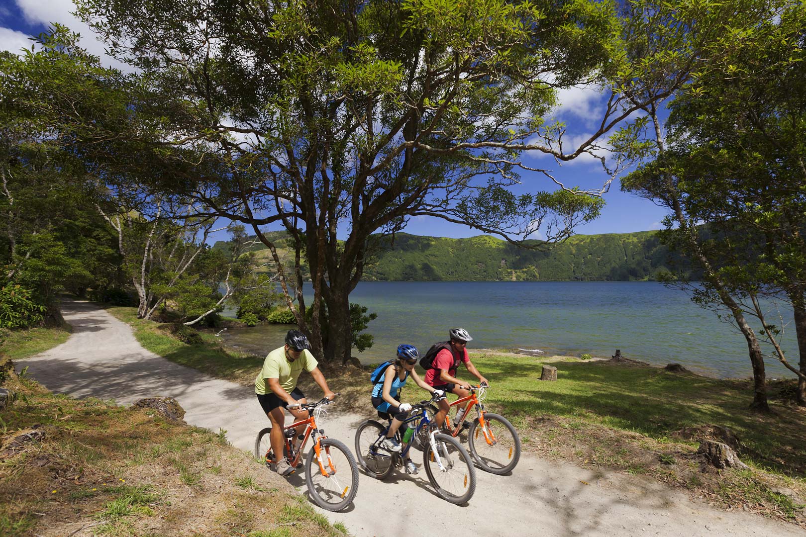 Cycling By Sete Cidades Lakes Azores